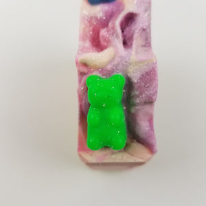 Beary Bubbles Handmade Soap with Gummy Bears Kid's Soap Vegan Soap